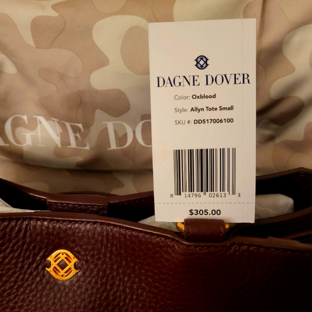 Dagne Dover Oxblood Allyn Tote Small